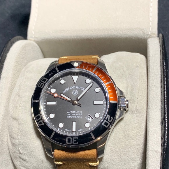 West End Watch Impermeable Swiss Diver Sapphire - Picture 14 of 16